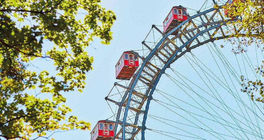 Giant ferris wheel vienna