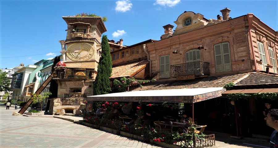 Leaning Clock Tower- Tbilisi